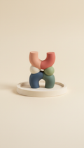 Petite Resin Sculpture With Tray